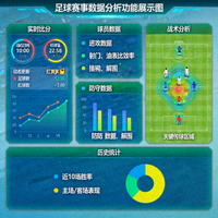 足球赛事数据分析功能展示图